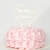 Cake topper Mr & Mrs + nume personalizat S